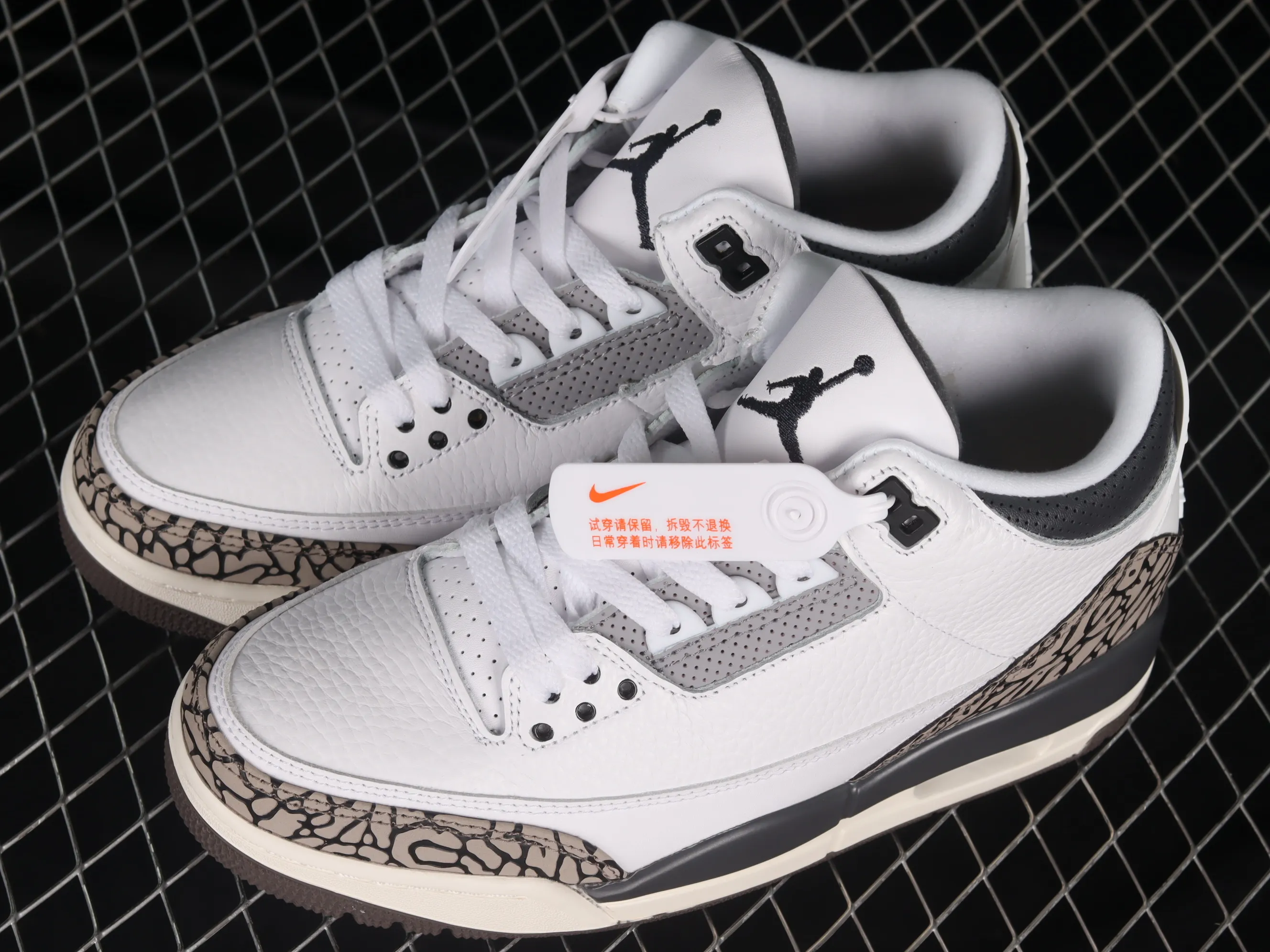 All categories Air Jordan Jordan series basketball shoes Air Jordan 3 Air Jordan 3 Retro "Gray Tone" AJ3 Joe 3 gray tone CT8532-169